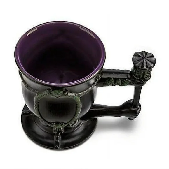 Disney Haunted Mansion Black And Green Dimensional Sculped Mug - Picture 3 of 6